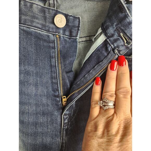 Calvin Klein Jeans Mens 34/34 Boot distressed western cowboy biker Normcore - Picture 4 of 11